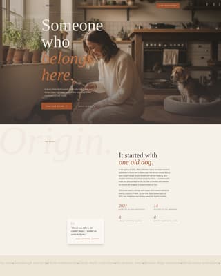 Dog Walking & Pet Sitting Professional Website Template