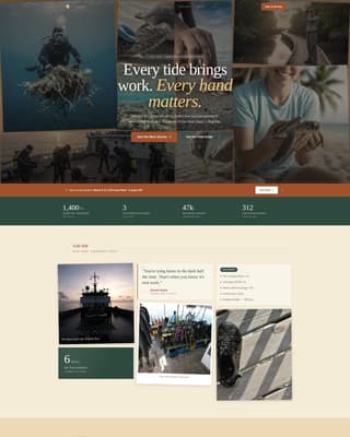 Specialist Wildlife & Conservation Professional Website Template