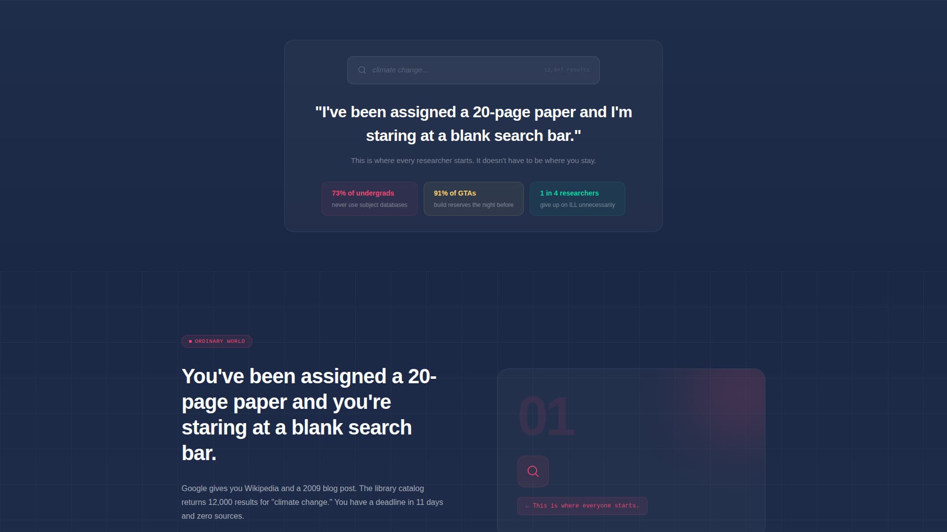 Library & Research Center Professional Website Template
