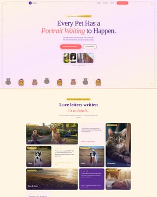 Shutter - Heartwarming Petphotography Landing Page Template