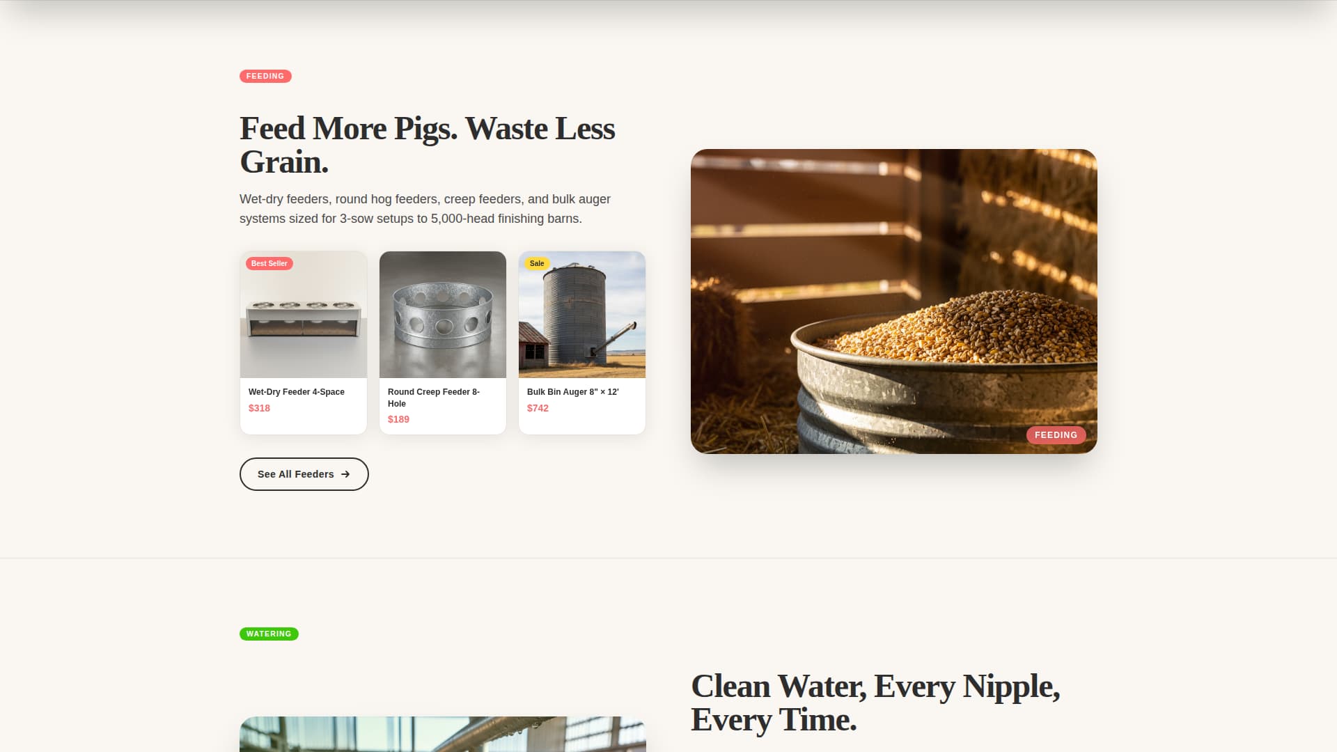 Complete Livestock & Farm Animal Professional Website Template