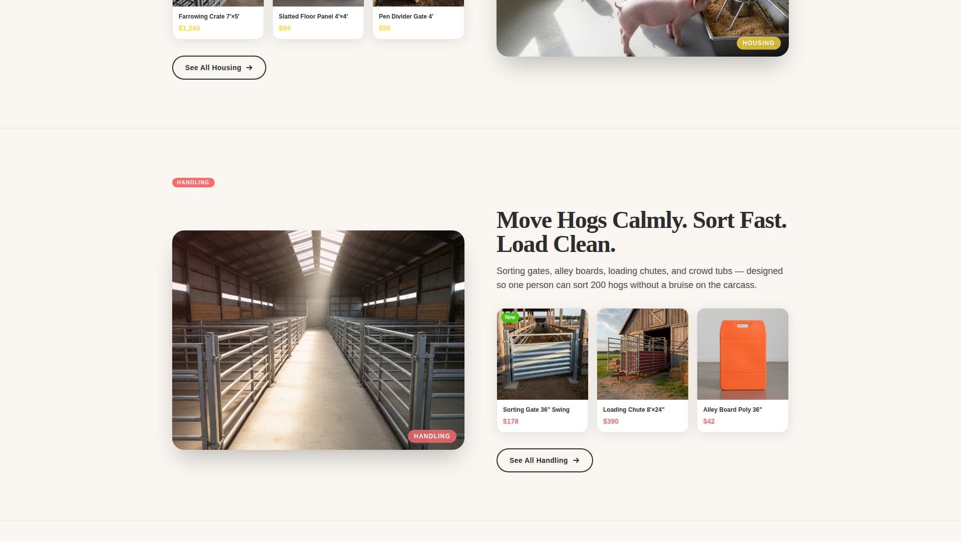 Complete Livestock & Farm Animal Professional Website Template