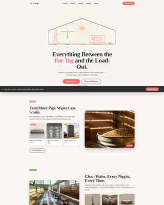 Complete Livestock & Farm Animal Professional Website Template