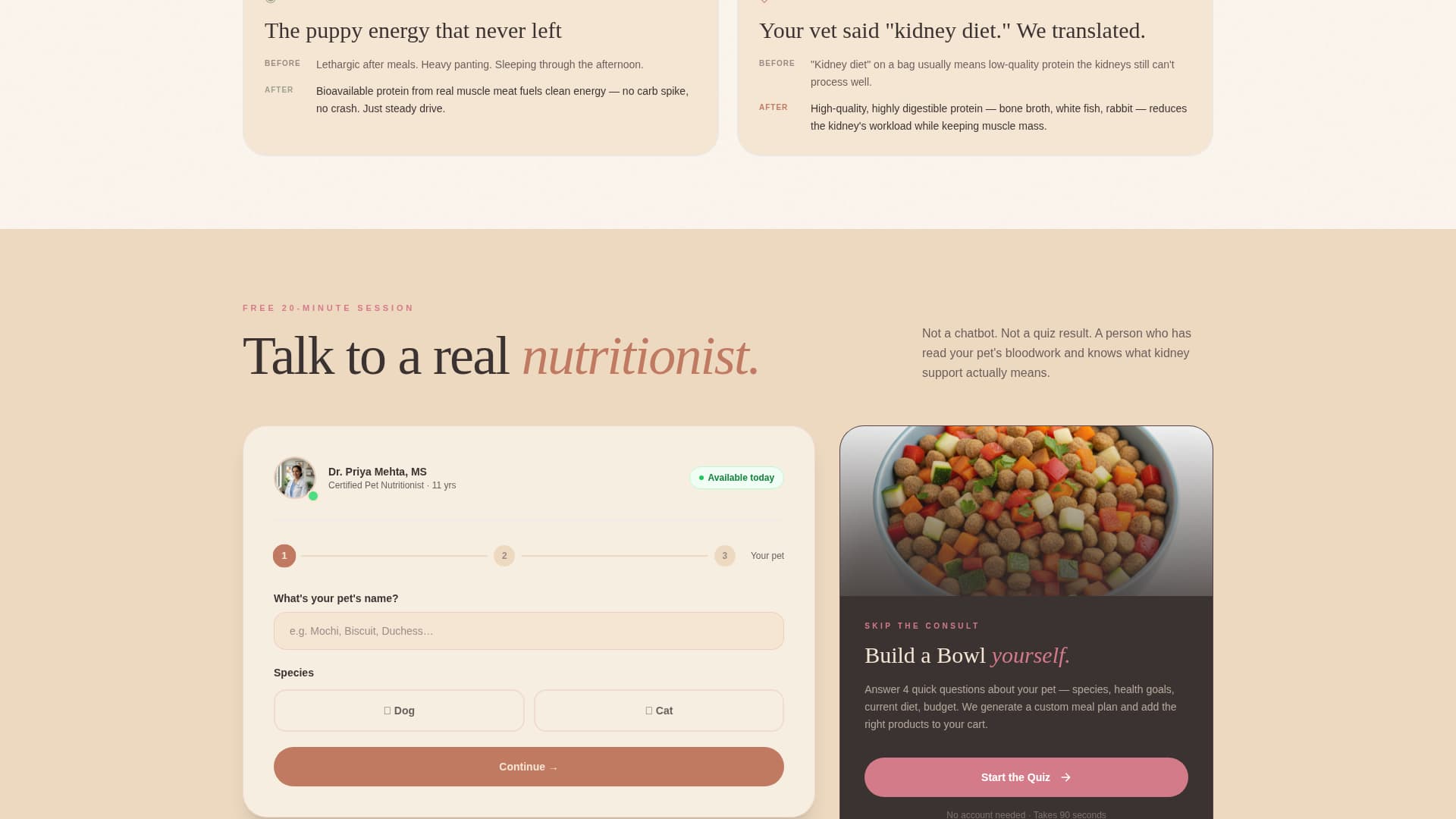 Pet Store & Supply Booking Website Template