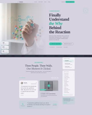 Catalyst - Playful Chemistry Landing Page Template