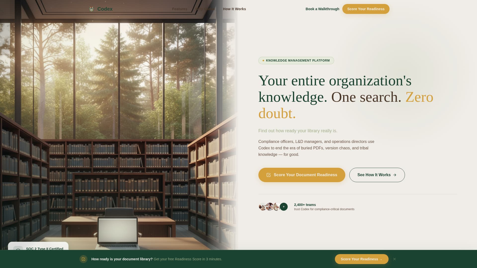 Library & Research Center Privacy Policy & Terms Website Template