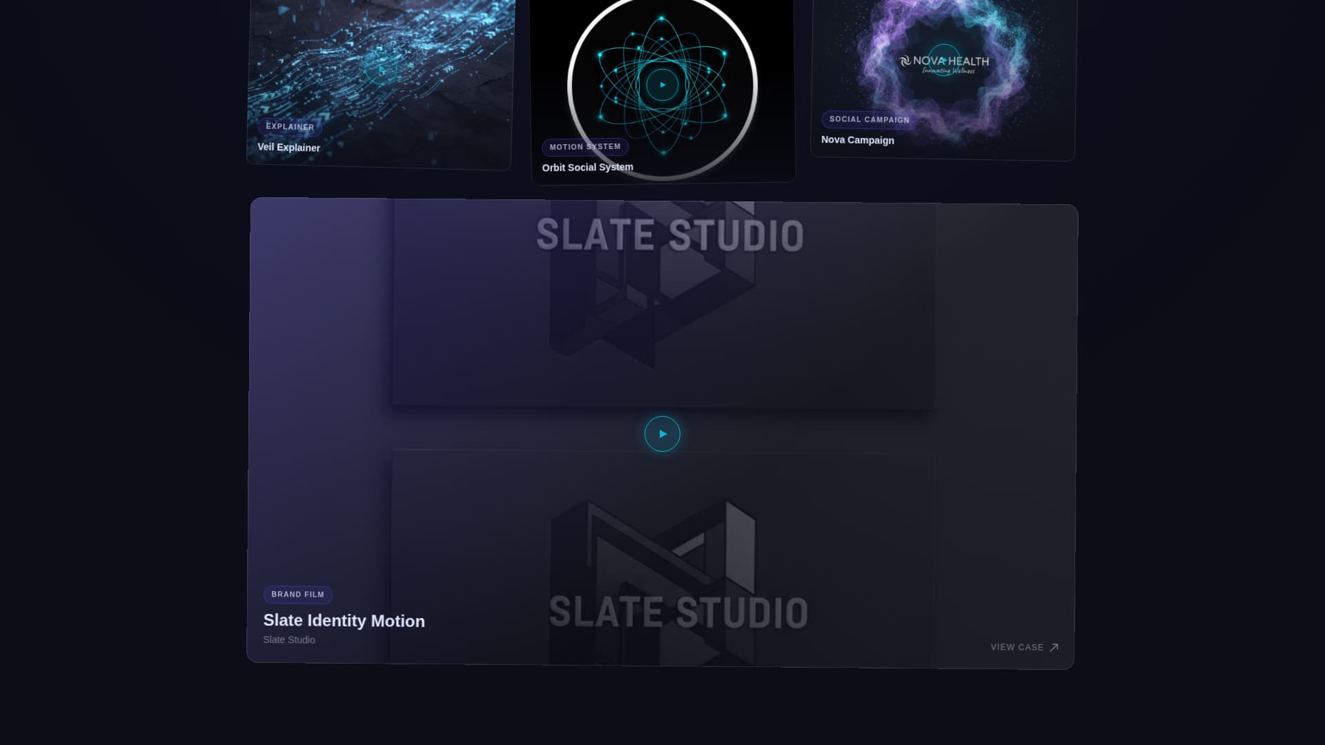 Videography & Film Portfolio Portfolio & Case Study Website Template