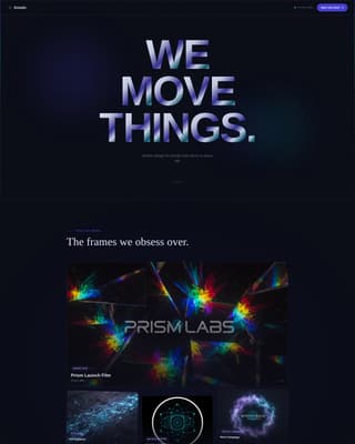 Videography & Film Portfolio Portfolio & Case Study Website Template