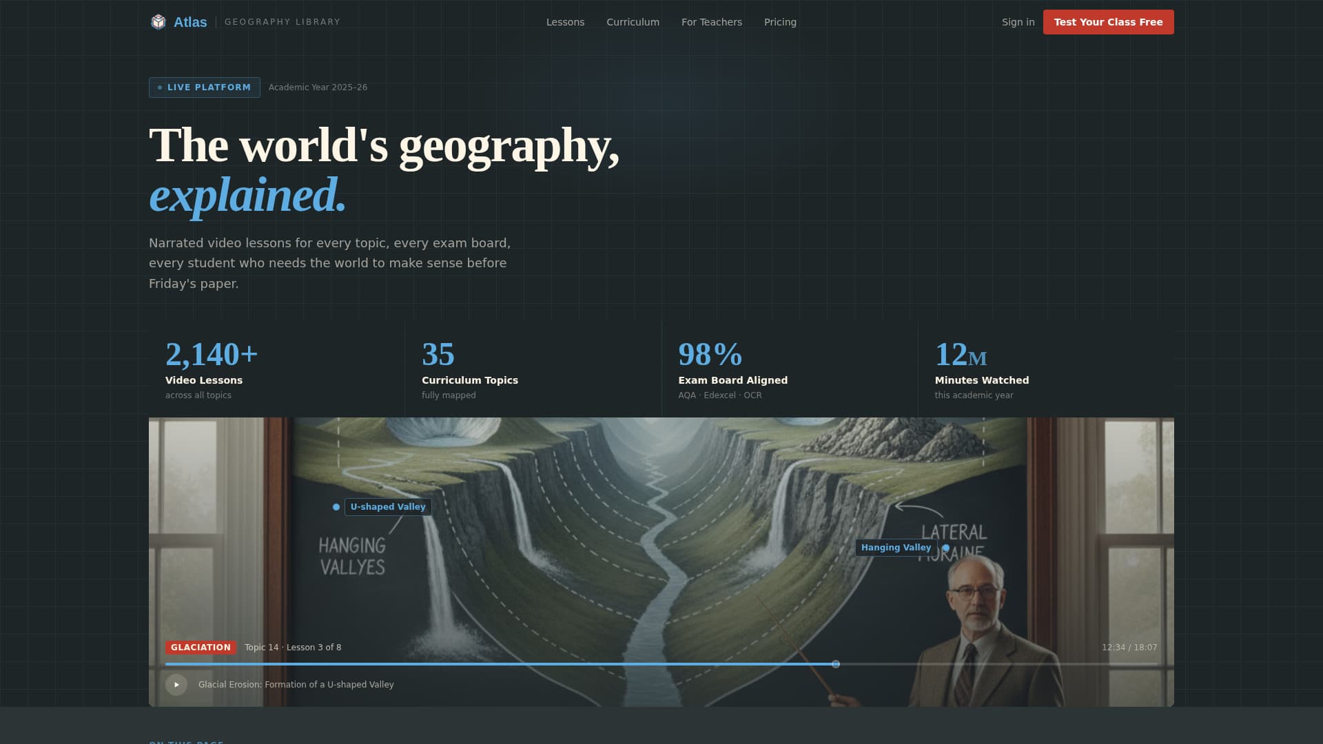 Specialist Geography Education FAQ & Common Questions Website Template