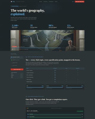Specialist Geography Education FAQ & Common Questions Website Template