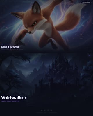 Reel - Immersive Animator Landing Page Template