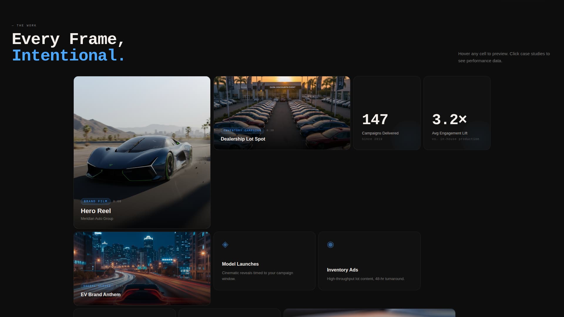 Drive - Cinematic Automotive Landing Page Template
