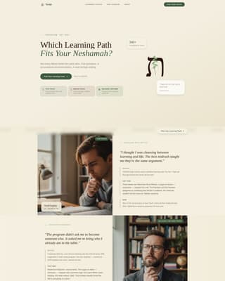 Advanced Religious & Theological Education Professional Website Template