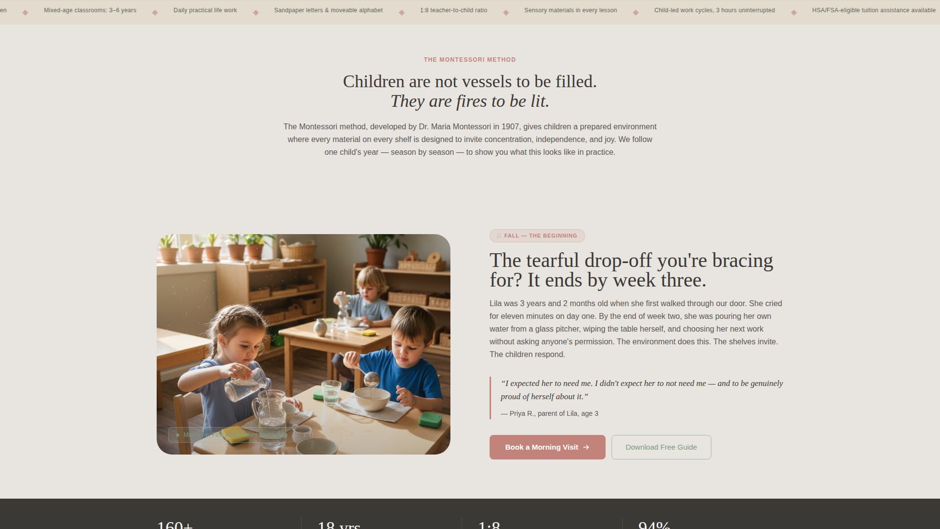 School (K-12) Booking Website Template