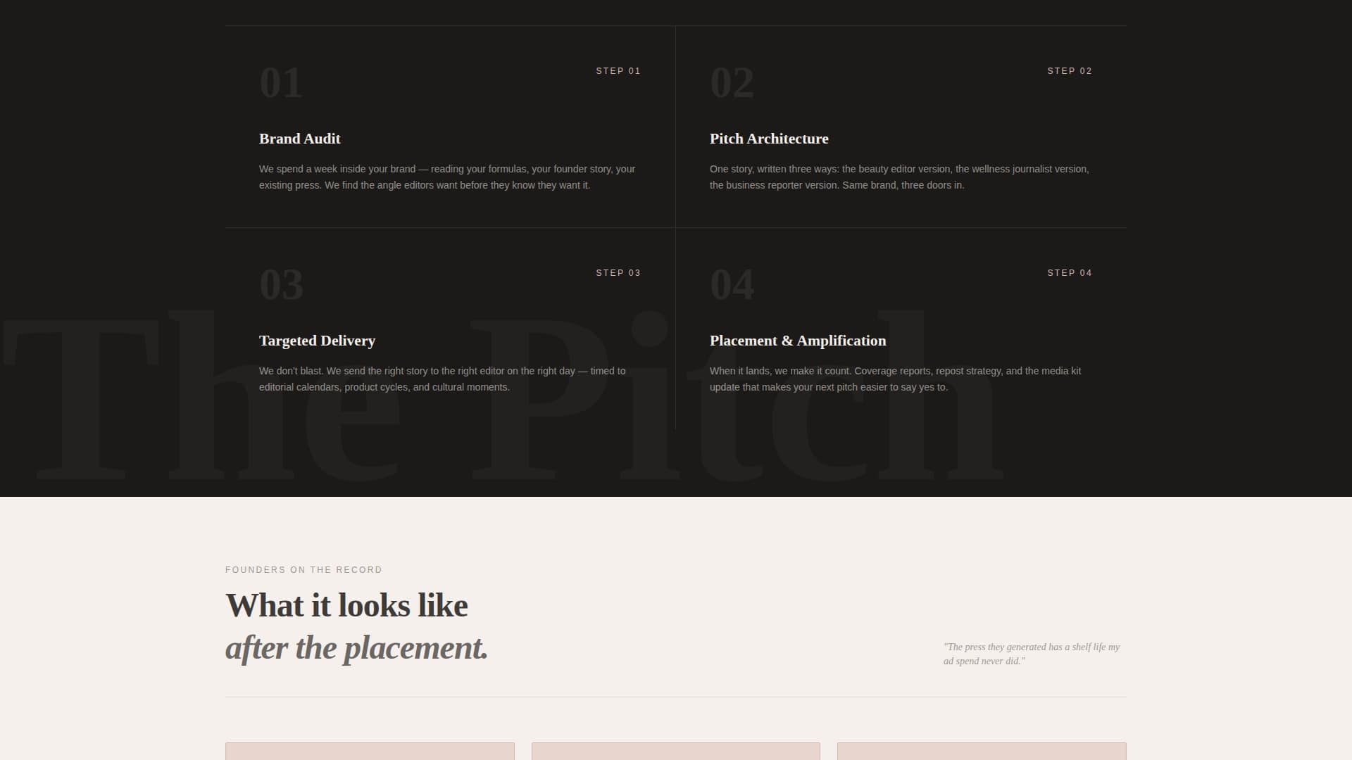 Byline - Editorial Beauty Landing Page Template