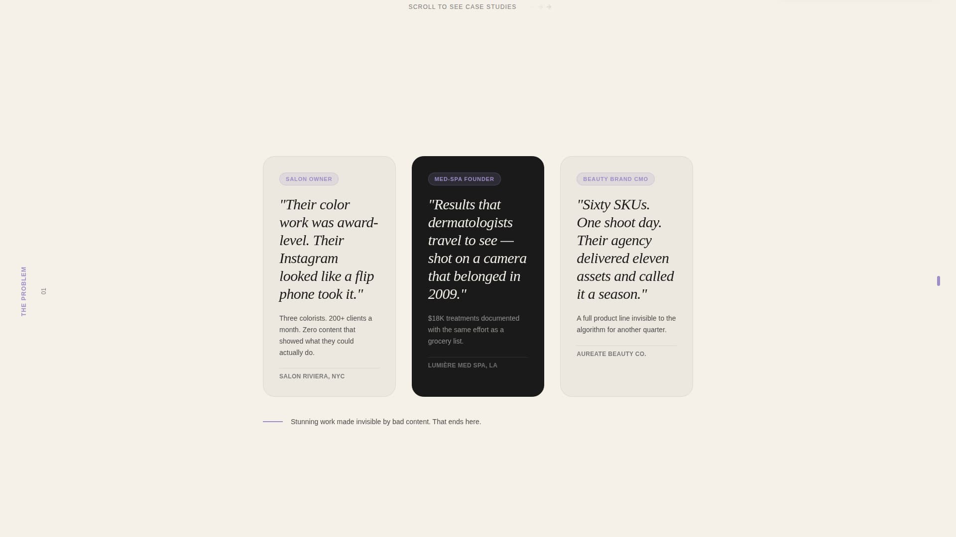 Beauty & Salon Marketing & Agency Booking Website Template