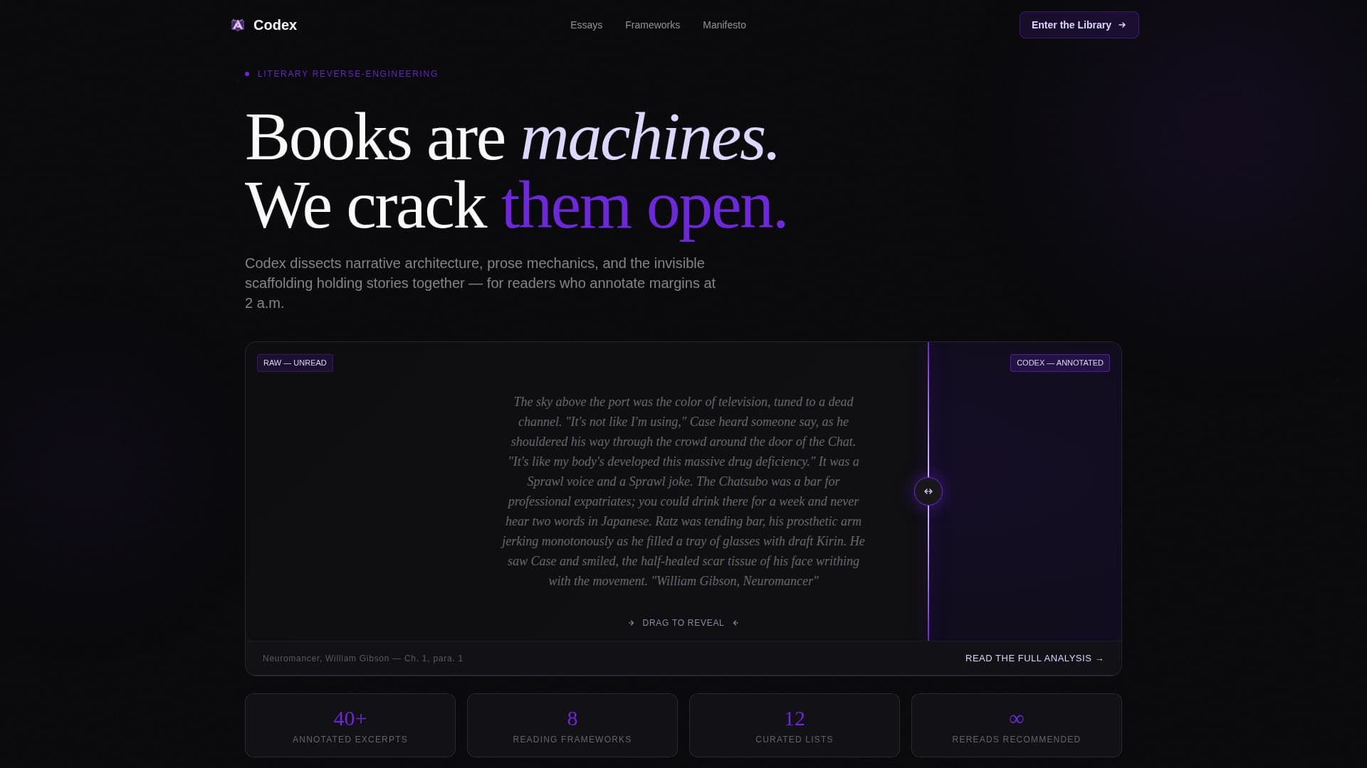Side Project & Hobby Showcase Blog & Content Website Template
