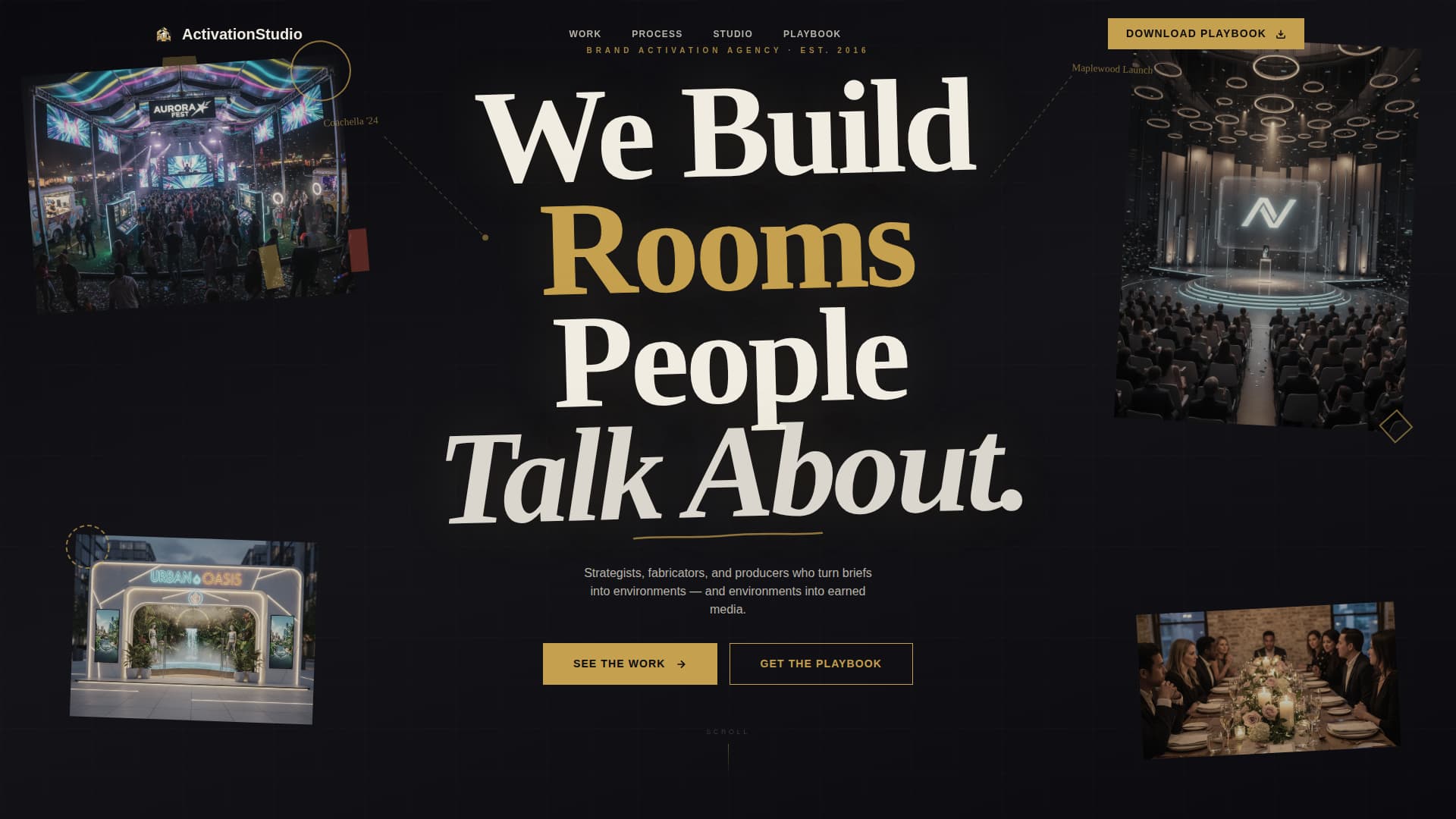 Brand Activation Agency Website Template