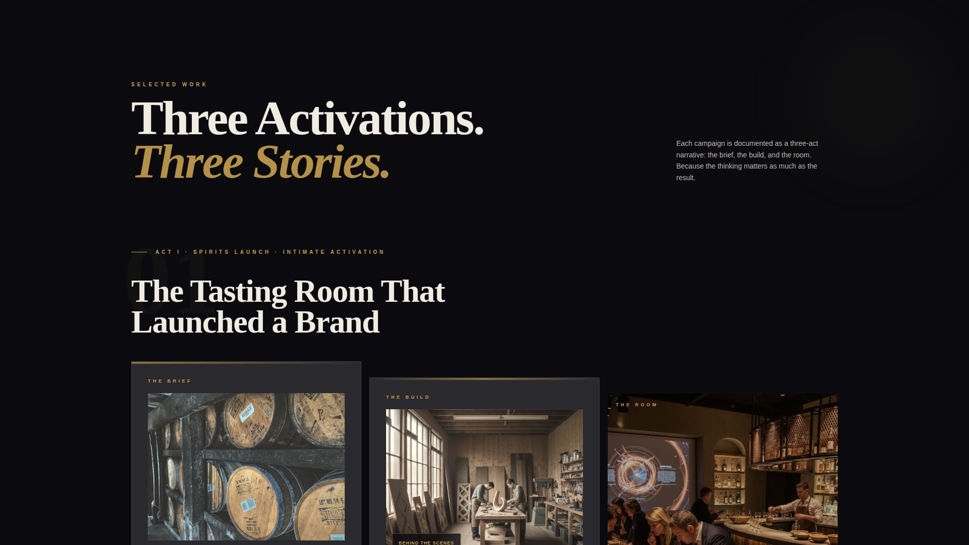 Brand Activation Agency Website Template