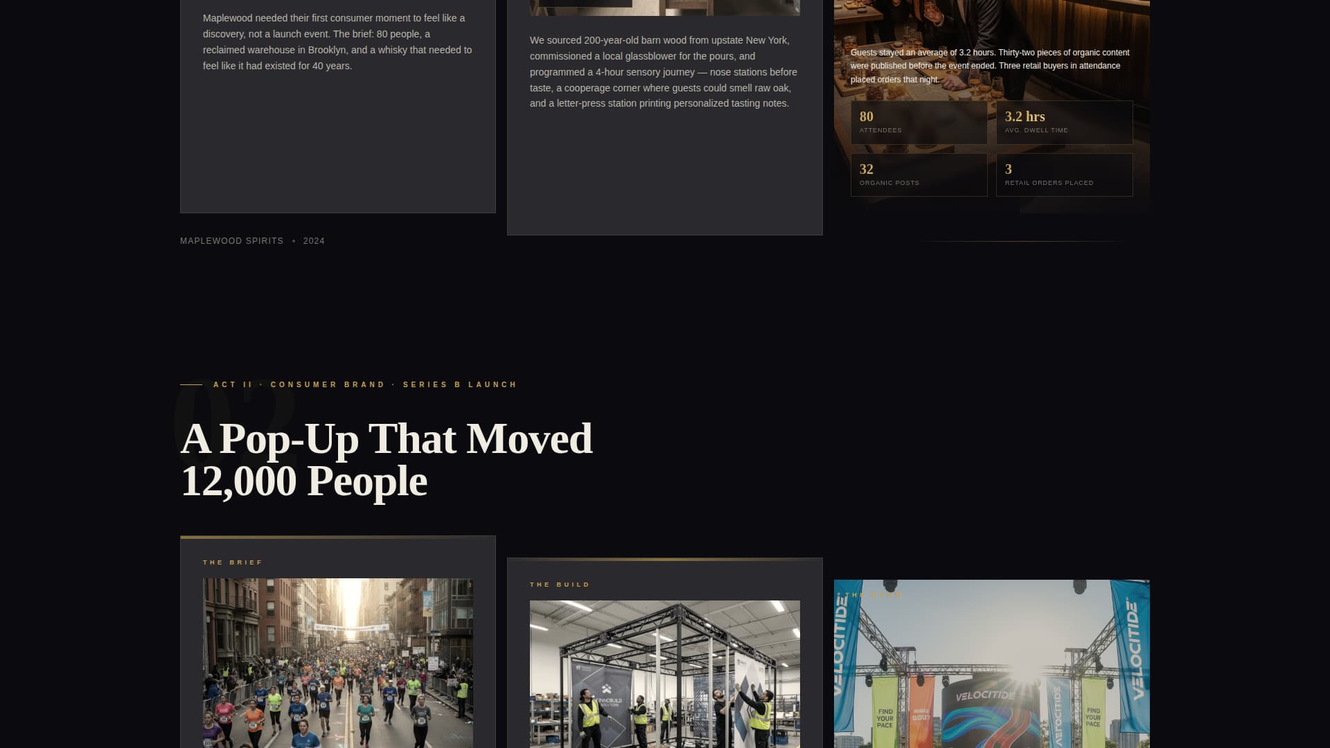 Brand Activation Agency Website Template