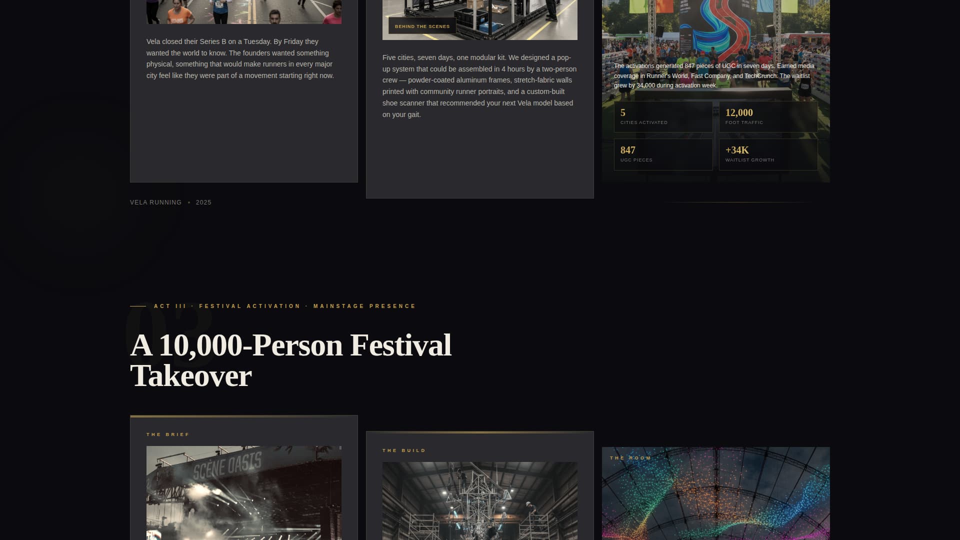 Brand Activation Agency Website Template