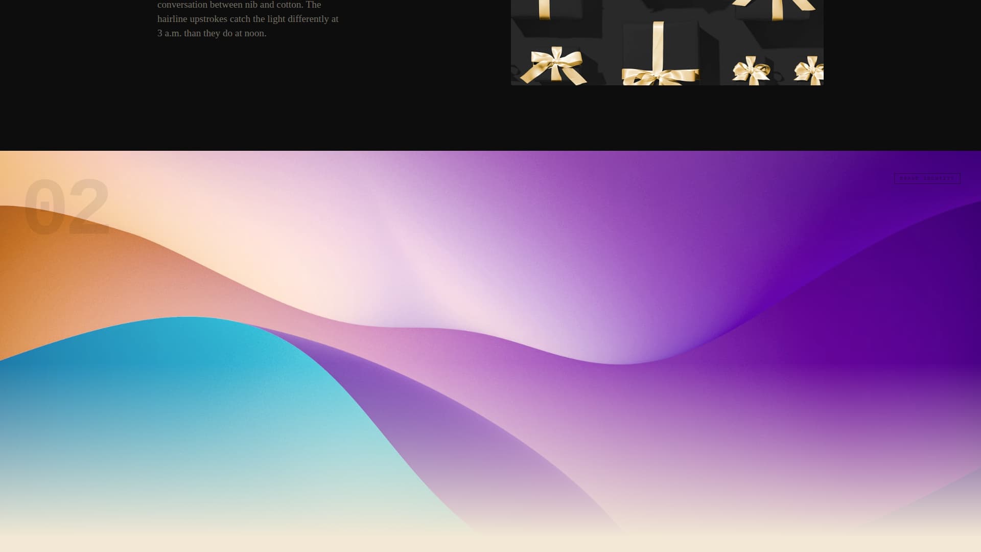 Calligrapher Portfolio Booking Website Template