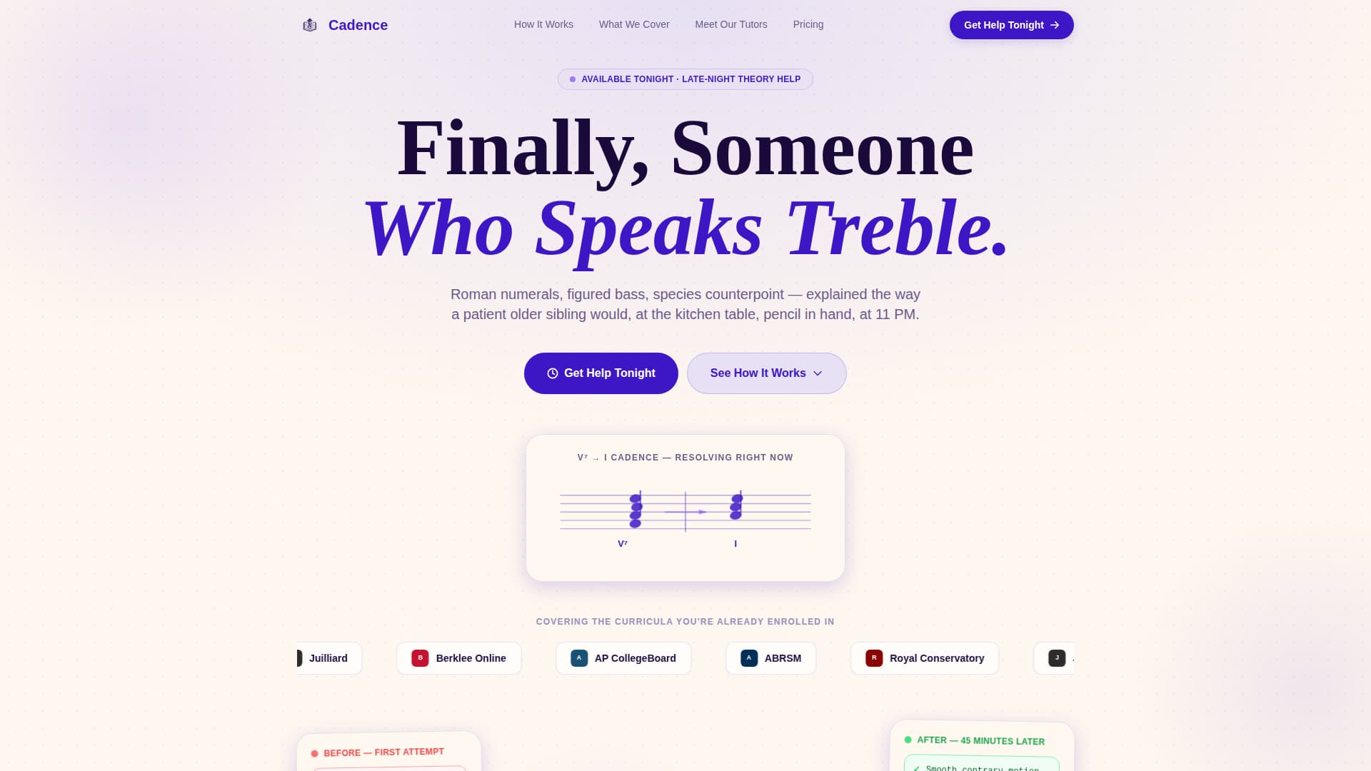 Music Theory Education Advanced Professional Website Template