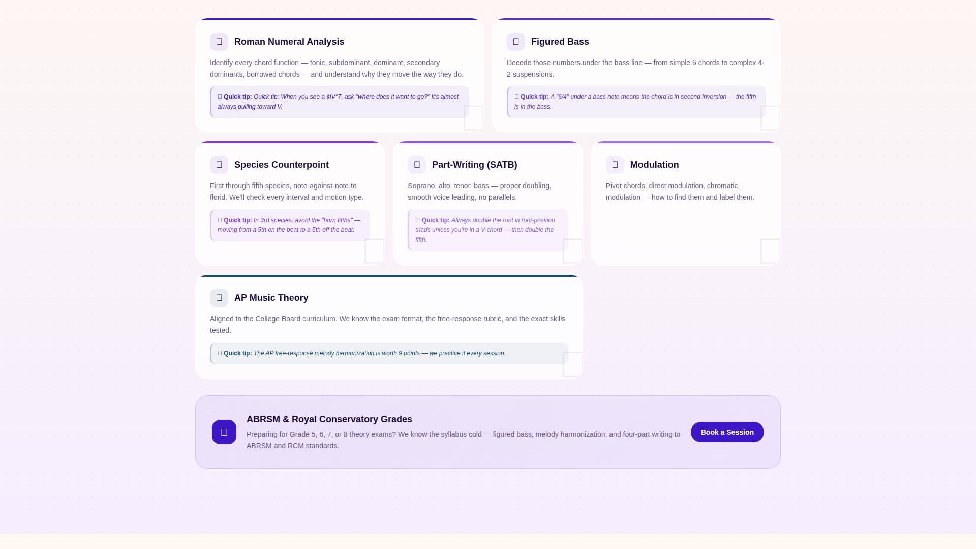 Music Theory Education Advanced Professional Website Template