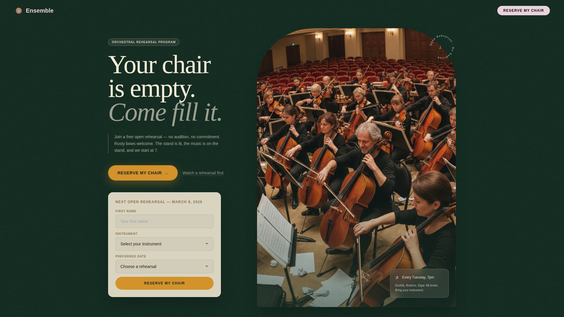 Music & Performing Arts School FAQ Website Template