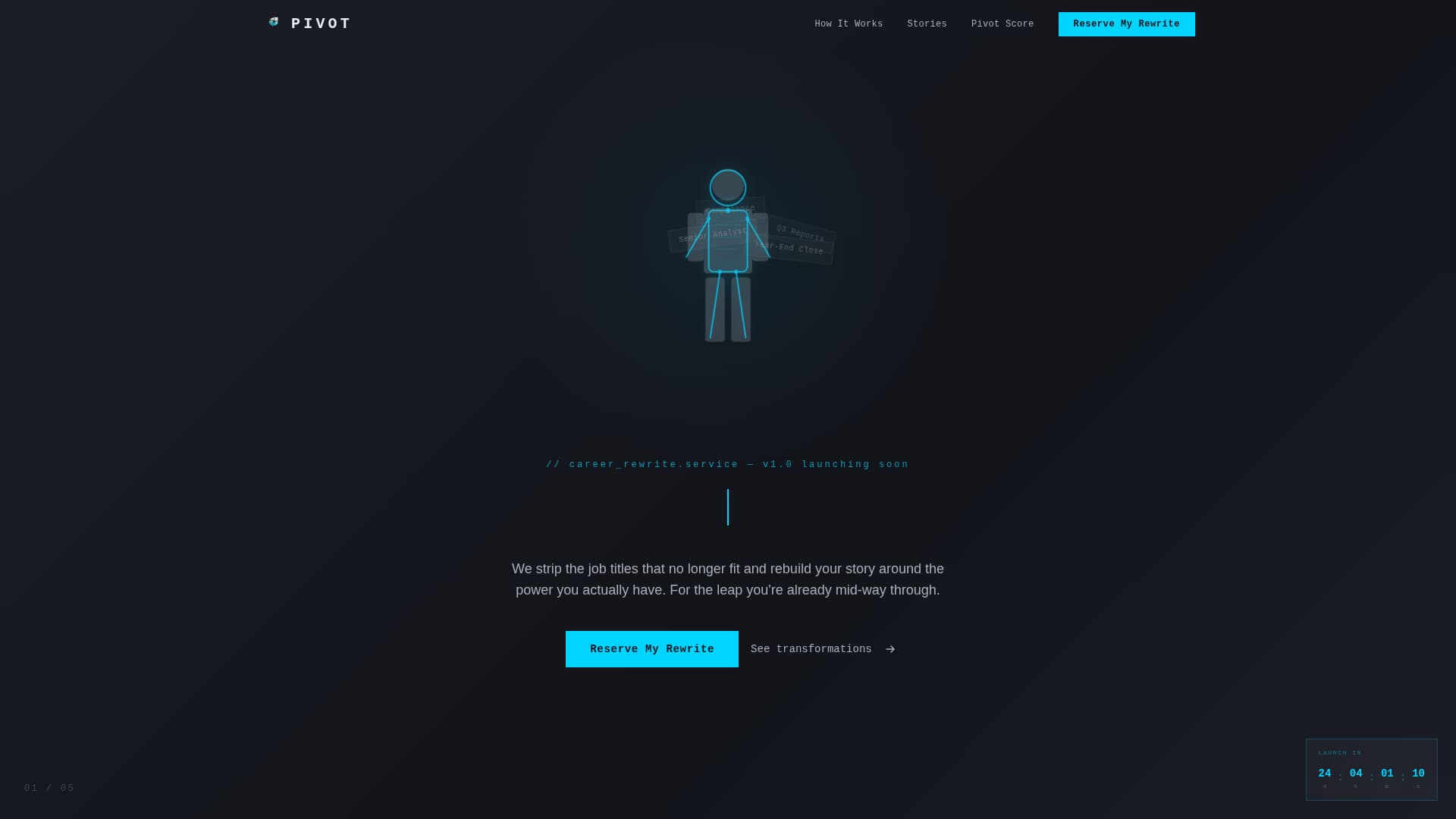 Career Changer Career Pre-Launch Website Template