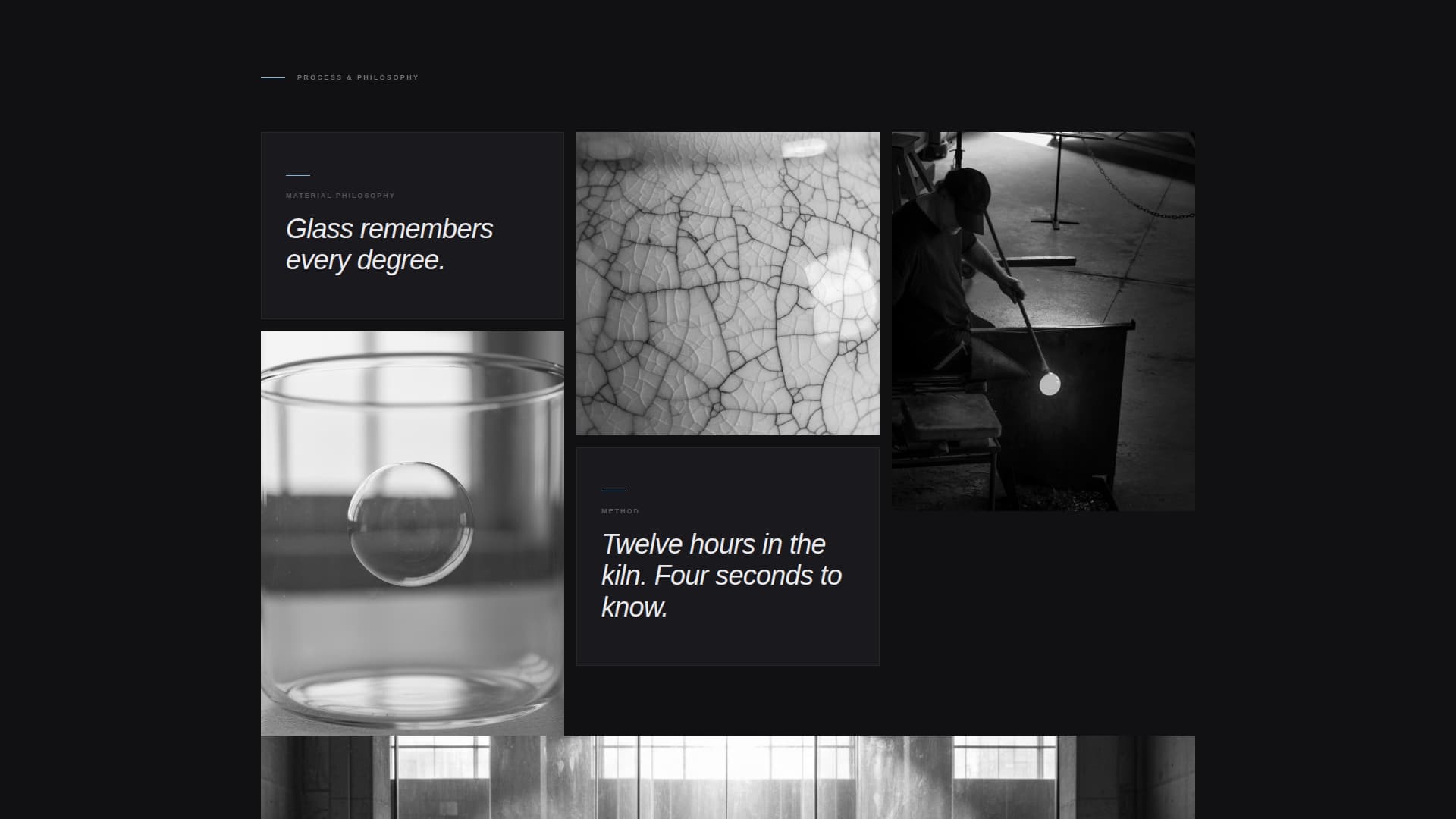 Kiln - Precision Glass Landing Page Template