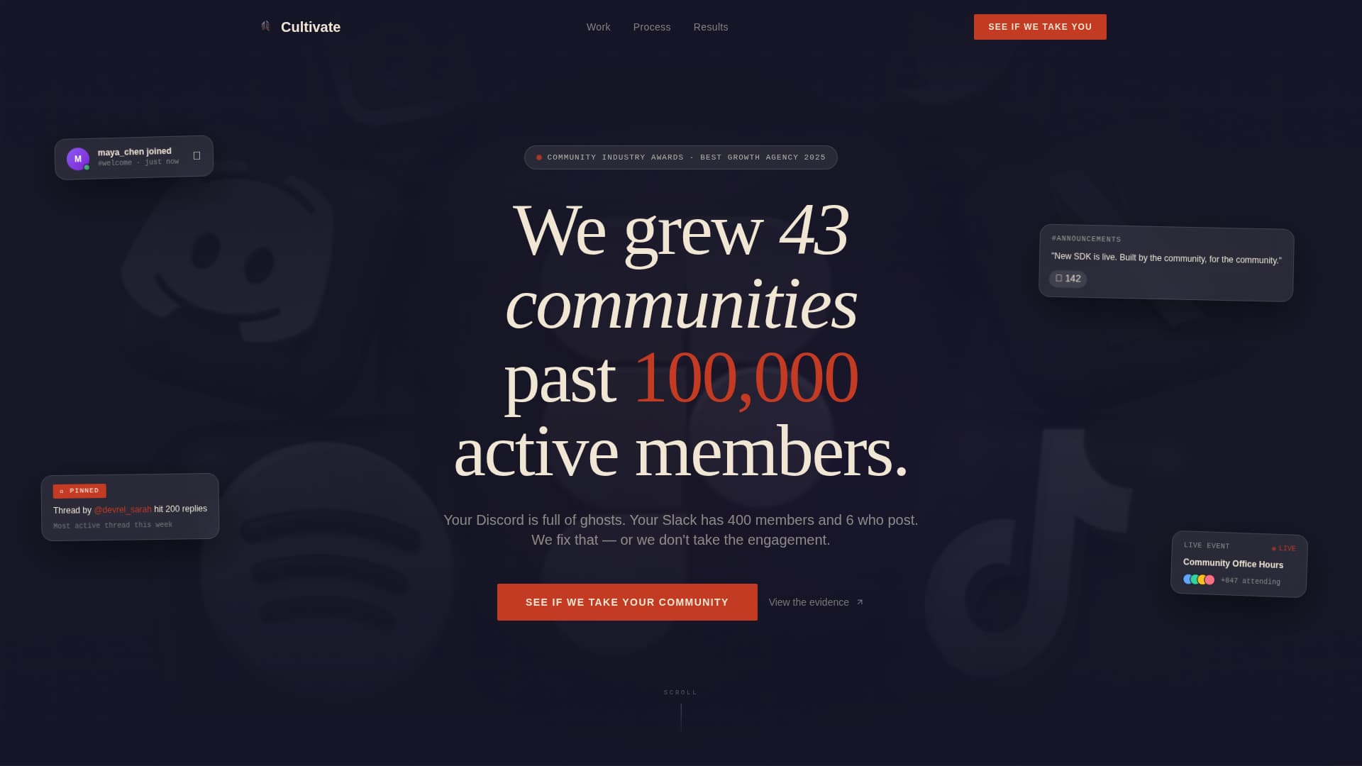 Social Media & Influencer Agency Booking Website Template
