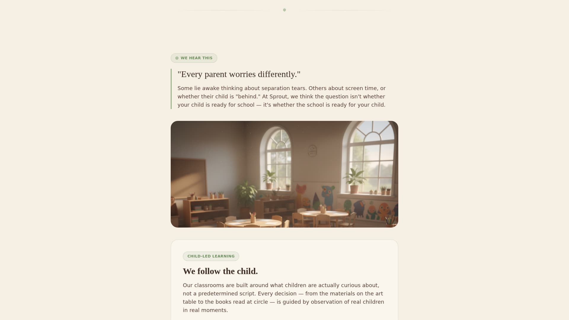 Preschool & Early Education Specialist Booking Website Template