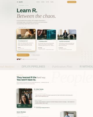 Quantile - Trusted R Programming Landing Page Template