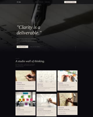 Consultant Career Portfolio Website Template