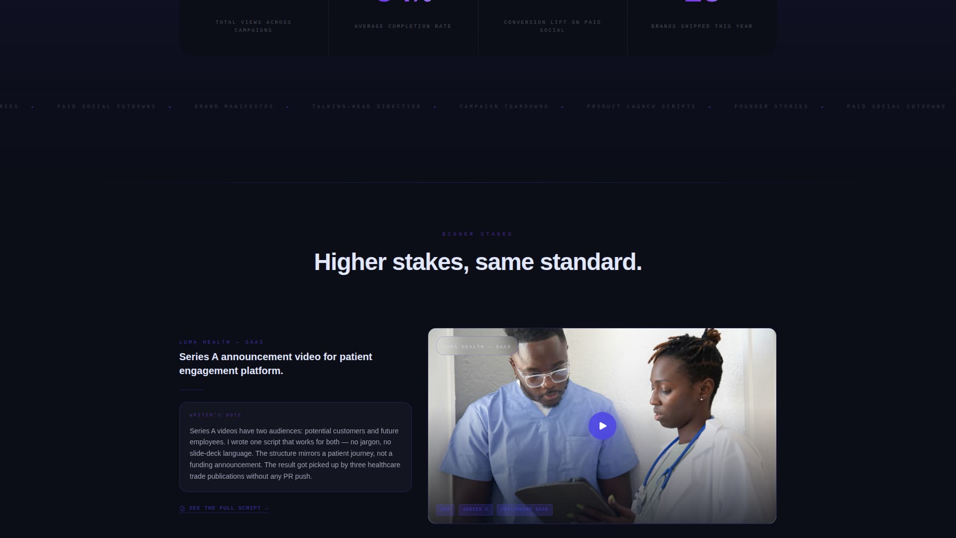 Content Writer Portfolio Advanced Portfolio Website Template