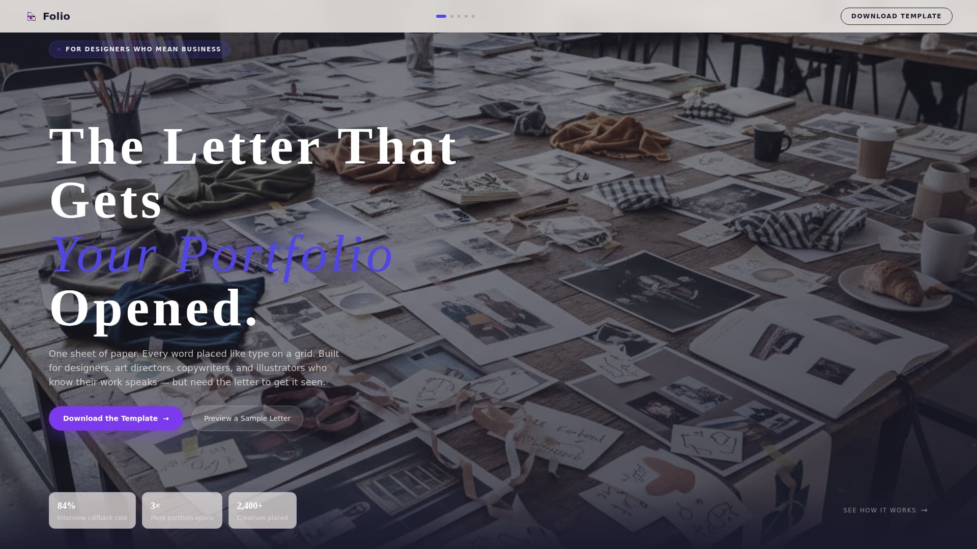 Creative Professional Career Directory Website Template