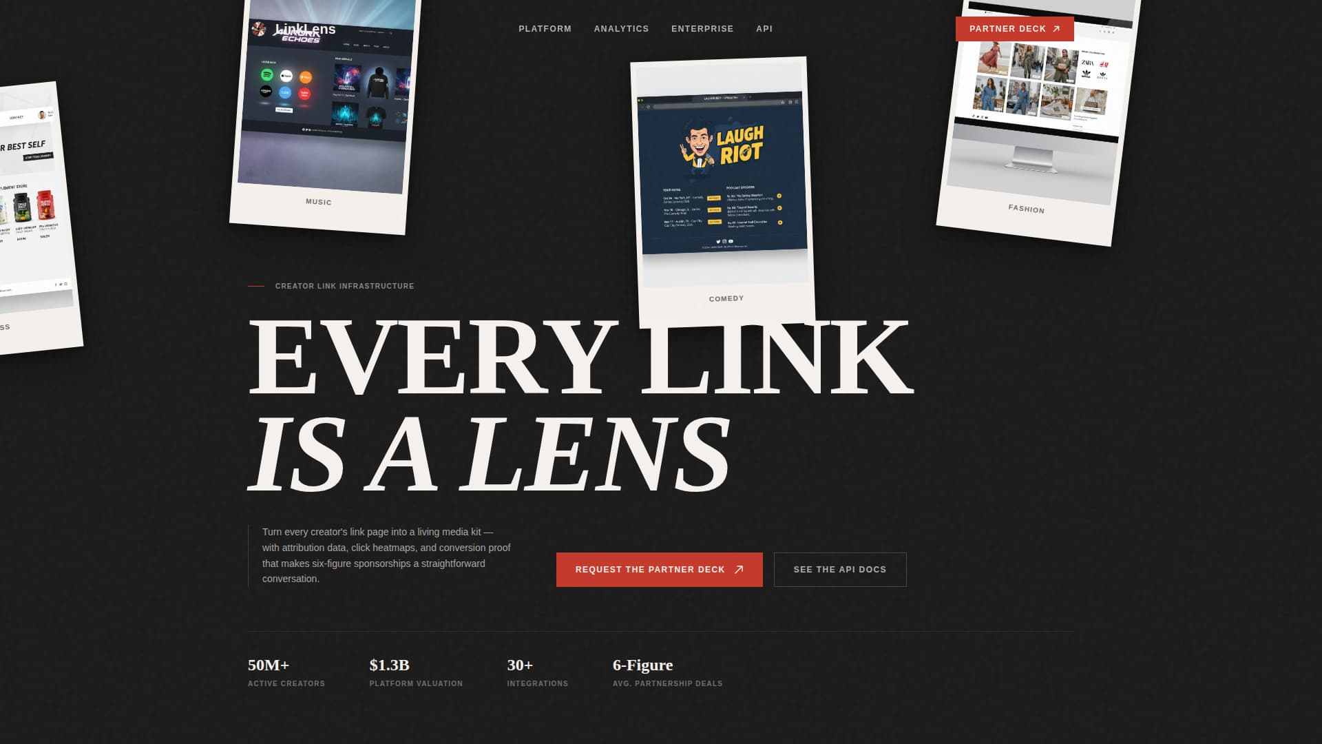 Linktree & Link-in-Bio Professional Website Template