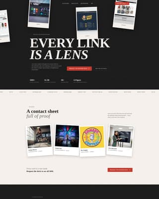 Linktree & Link-in-Bio Professional Website Template