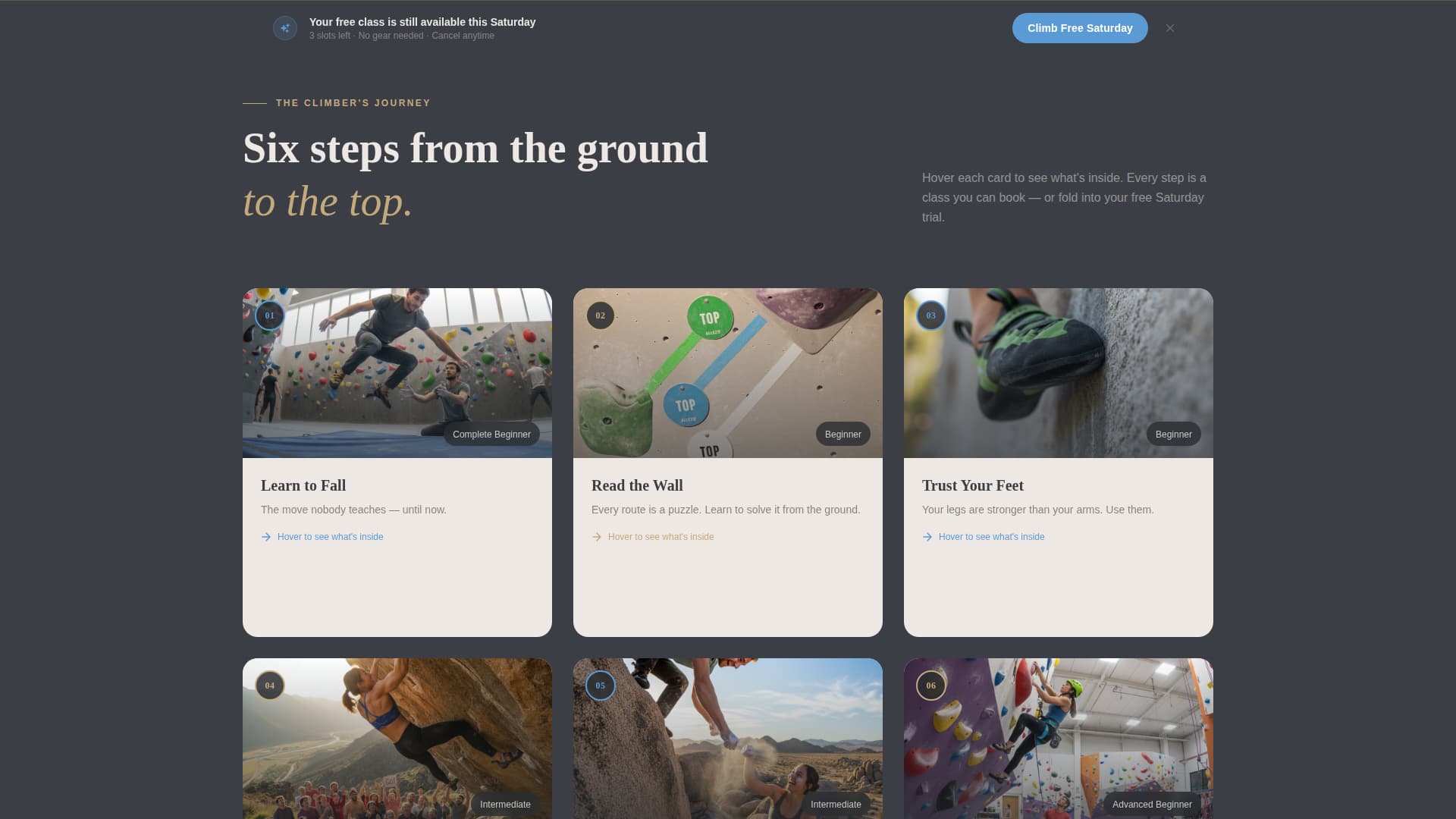 Outdoor & Adventure Education Specialist Professional Website Template