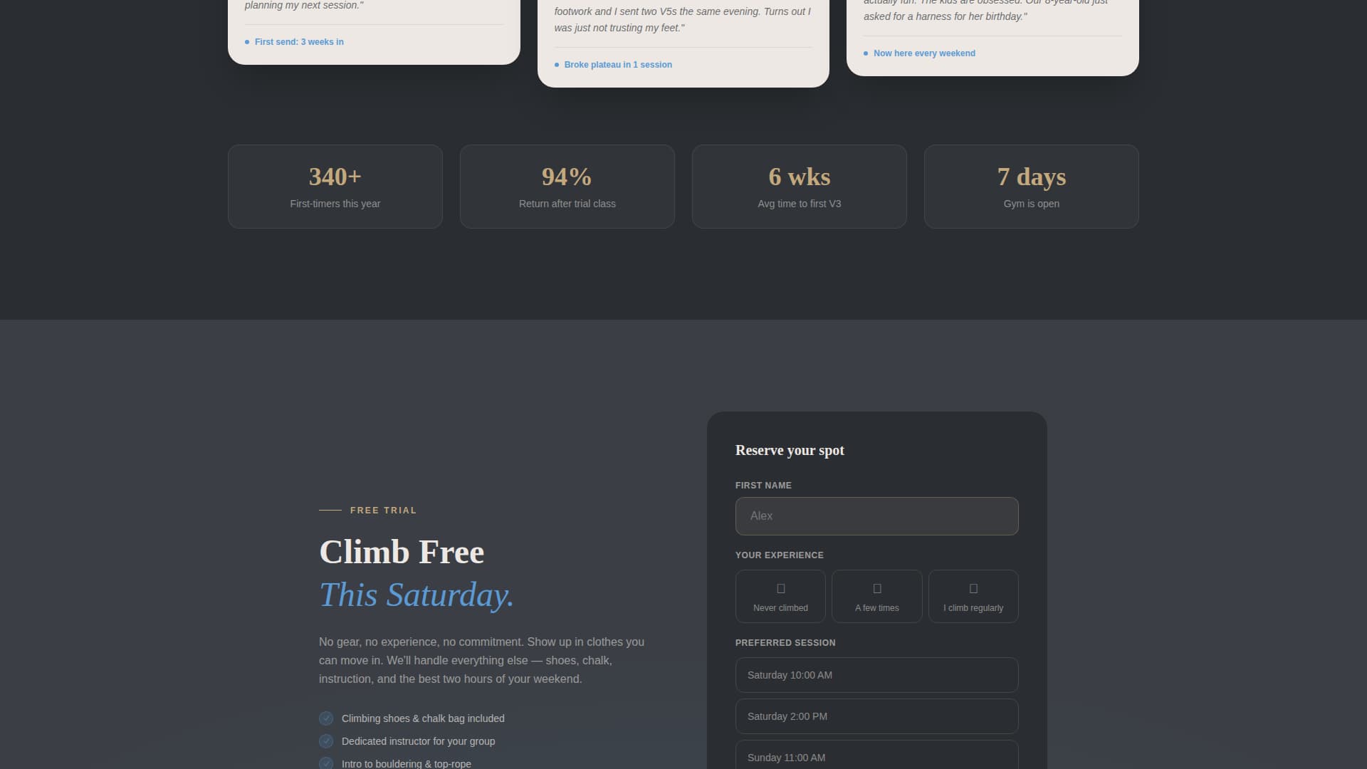 Outdoor & Adventure Education Specialist Professional Website Template