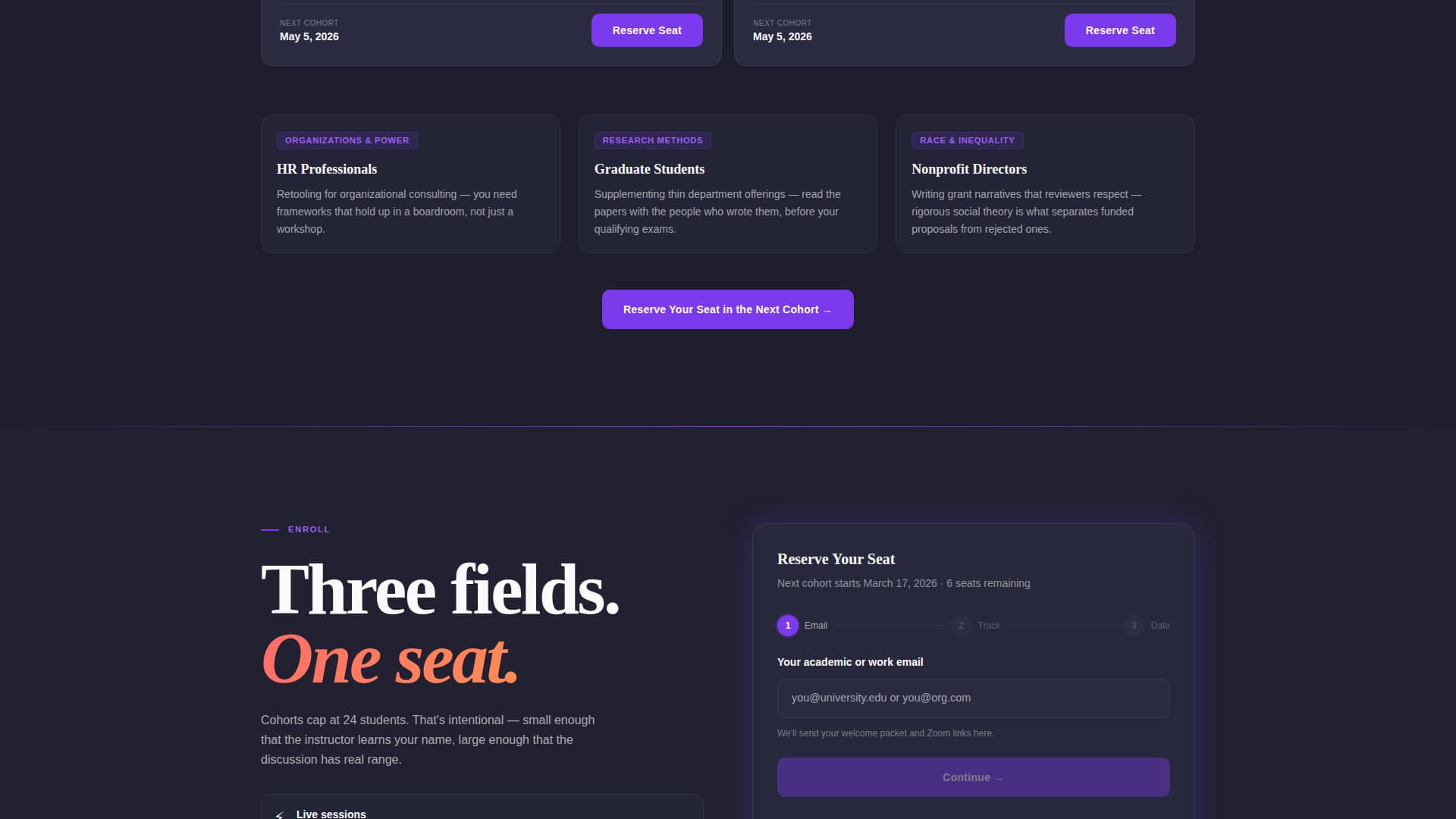 Sociology Education Professional Website Template