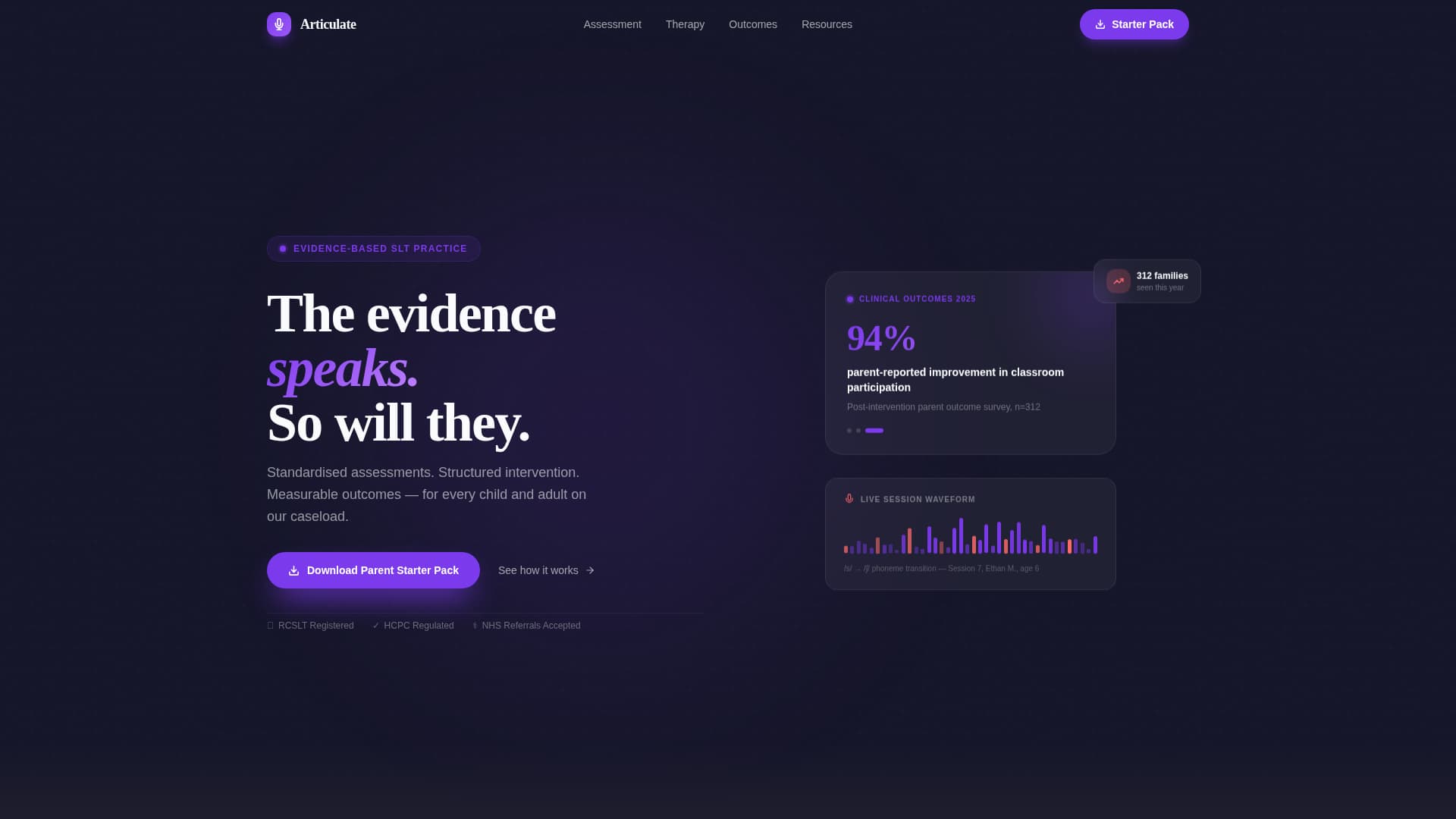Special Education & Learning Center Specialist Professional Website Template