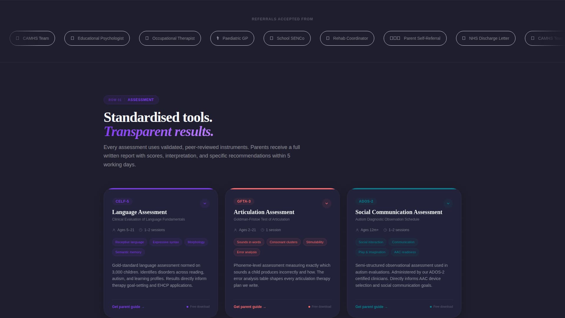 Special Education & Learning Center Specialist Professional Website Template