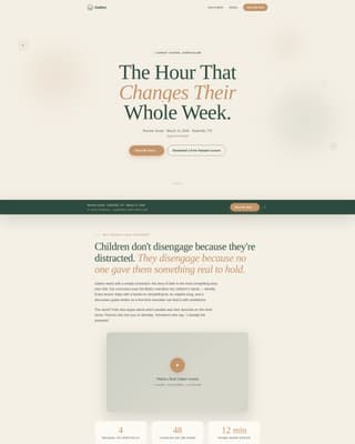 Local Religious & Theological Education Professional Website Template