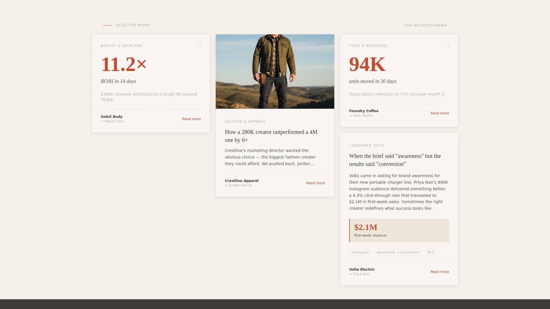 Social Media & Influencer Agency Portfolio Website Template