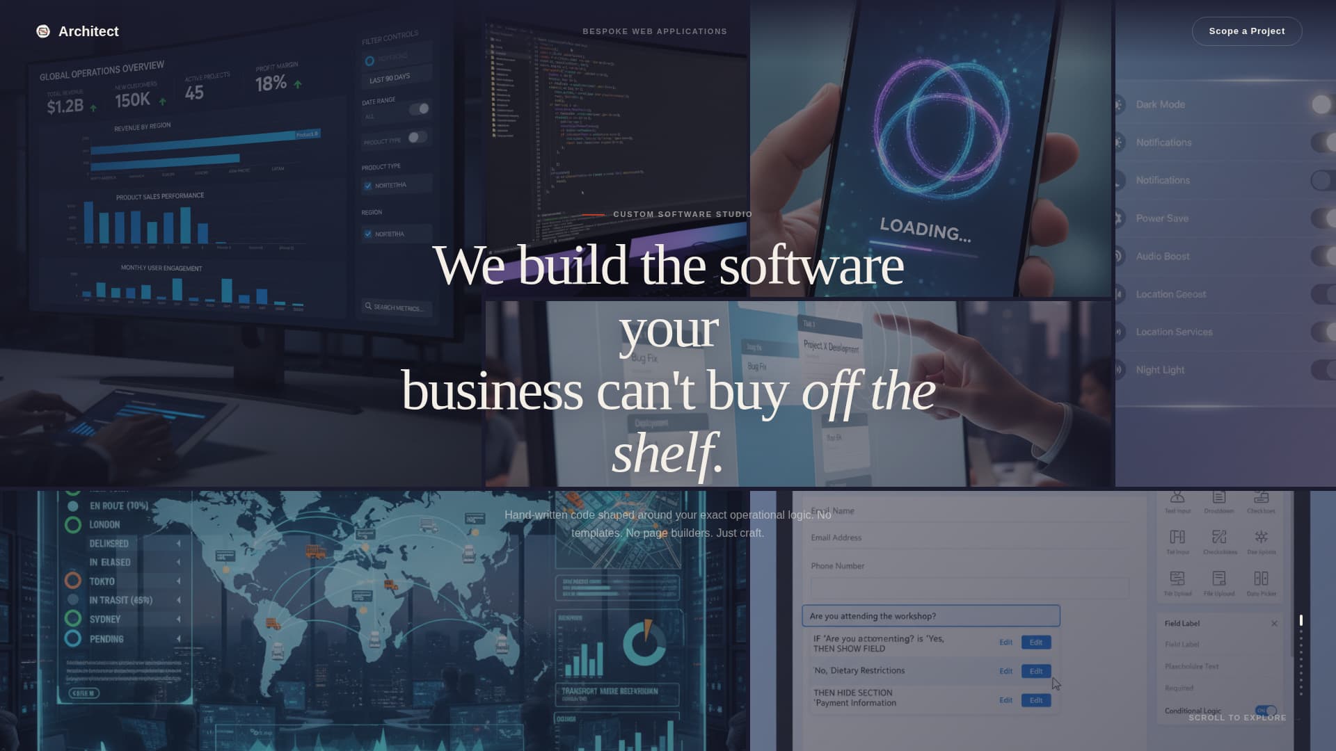 Web Development Agency Portfolio Website Template