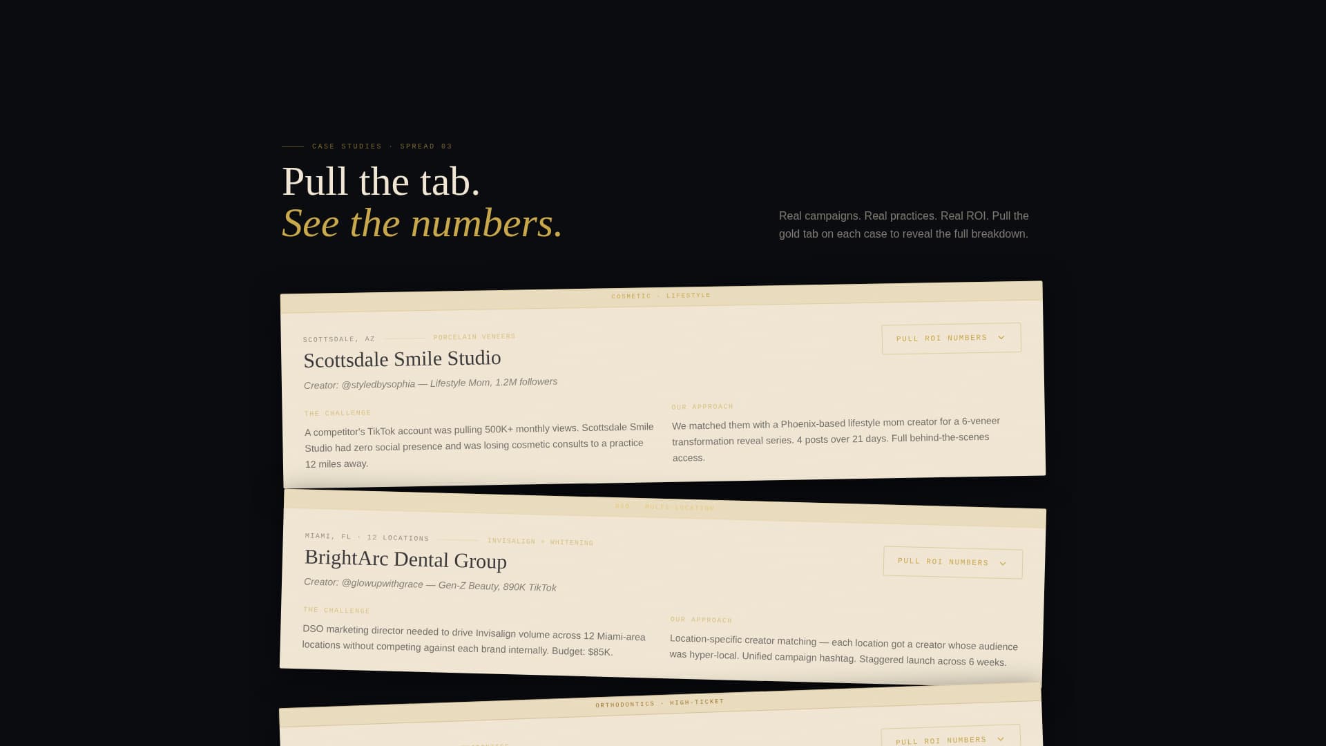 Dental Marketing & Agency Specialist Portfolio Website Template