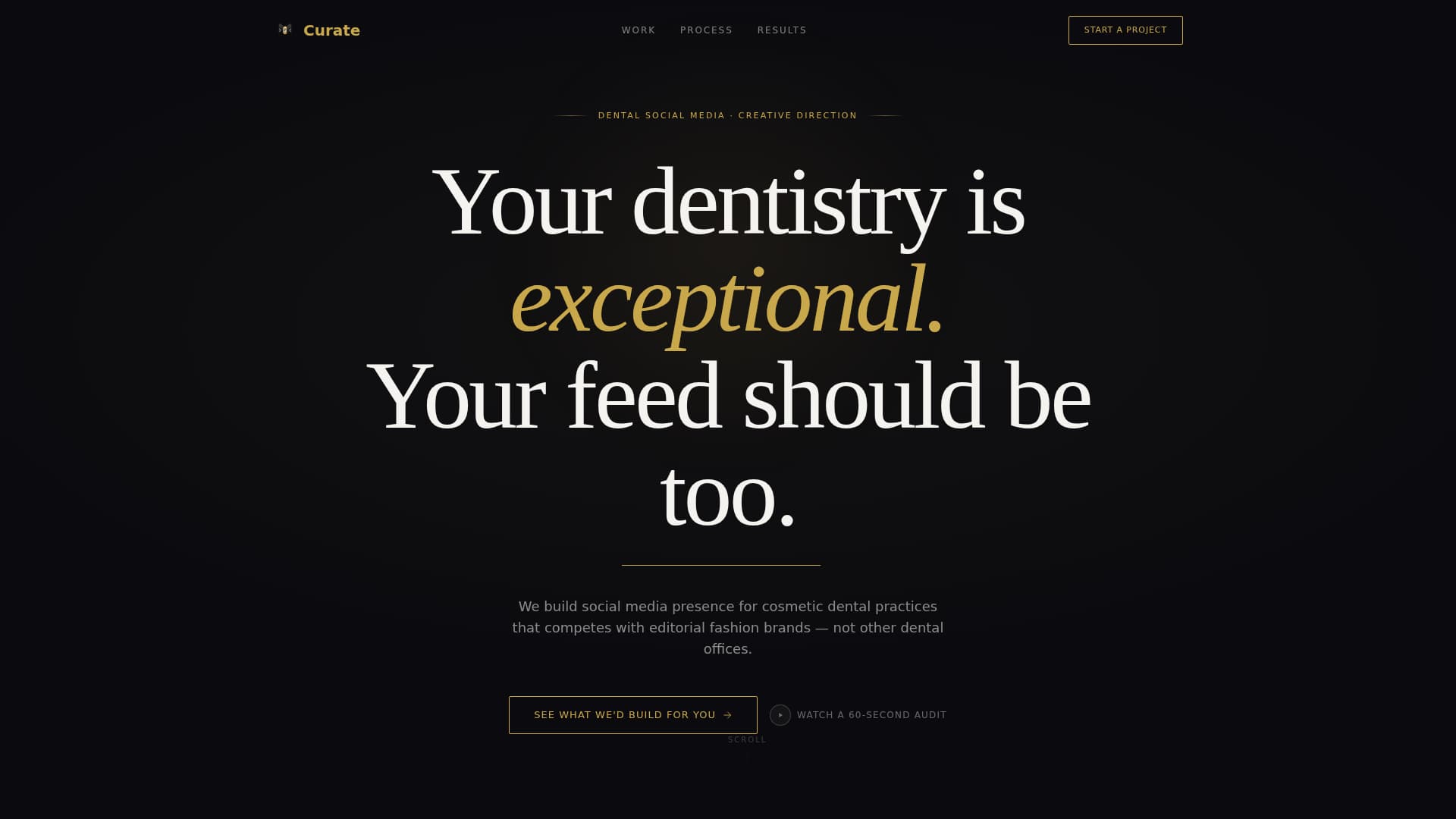 Dental Marketing & Agency Pricing Website Template