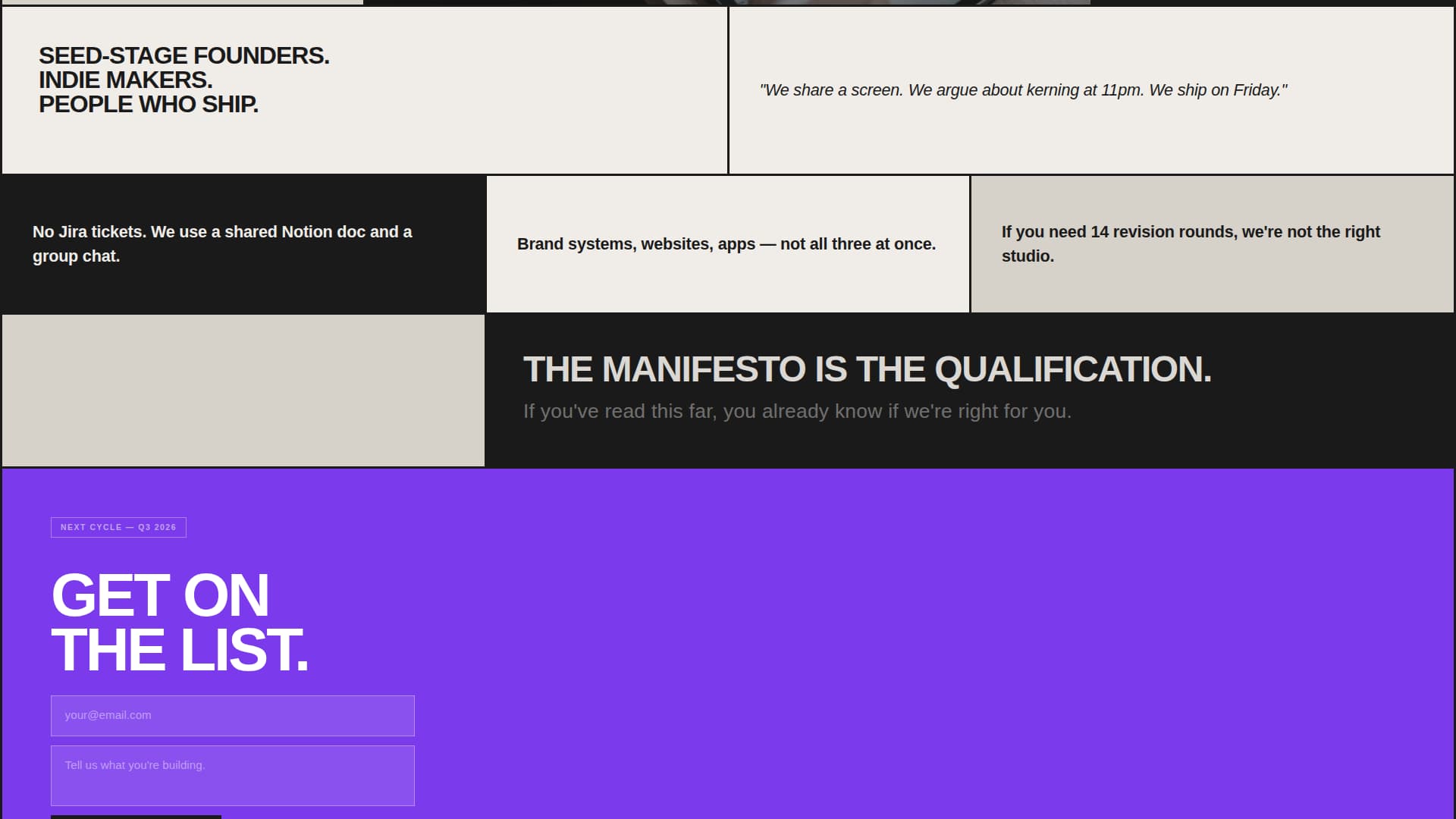 Multi-Discipline Portfolio Pre-Launch Website Template
